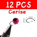 12pcs CERISE