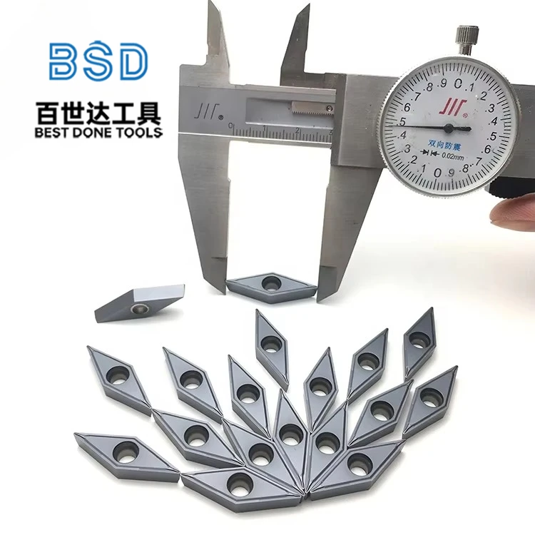 VBMT160404-F2 Insertos de torno CNC de grado PMK, herramientas de corte de torneado de carburo sólido: directo del fabricante - imagen 5