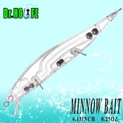 Dr.Holife Señuelos Minnow flotantes sin pintar con sonajeros