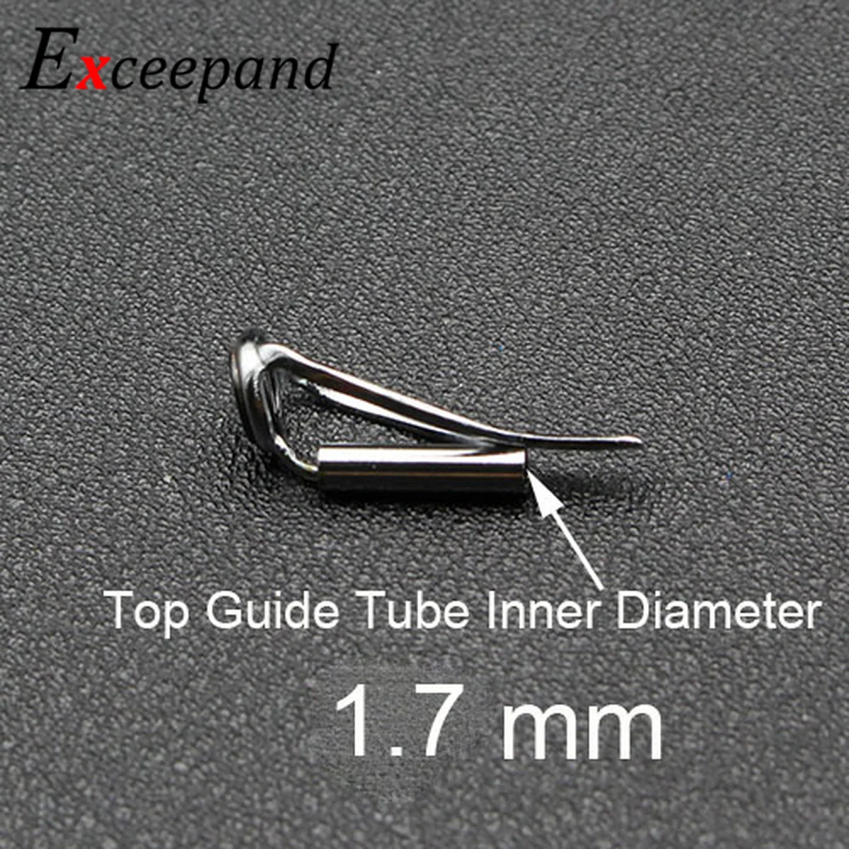 Exceepand-Guía de caña de pescar Baitcasting, marco de acero inoxidable, Kit de reparación de anillo de línea de ojo, accesorios de construcción de varilla de punta, 9 unids/set - imagen 4