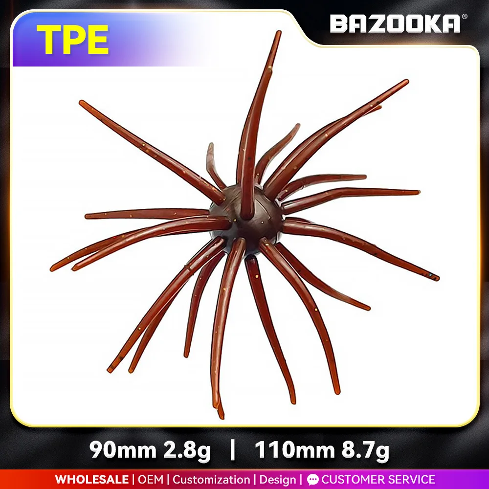 Bazooka TPE Señuelo Erizo de Mar Silicona Suave