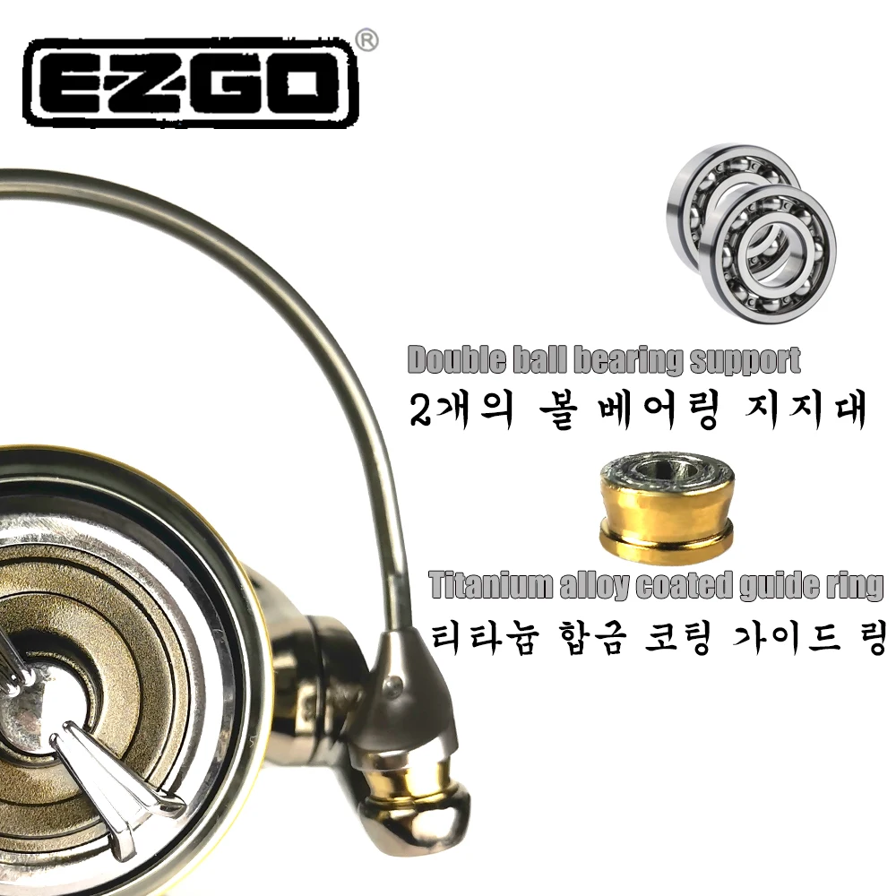EZGO-carrete de pesca de agua salada, accesorio giratorio de 10Kg, 15KG, 25Kg, arrastre 2000, 3000, 4000, suministros de pesca de pulpo - imagen 4