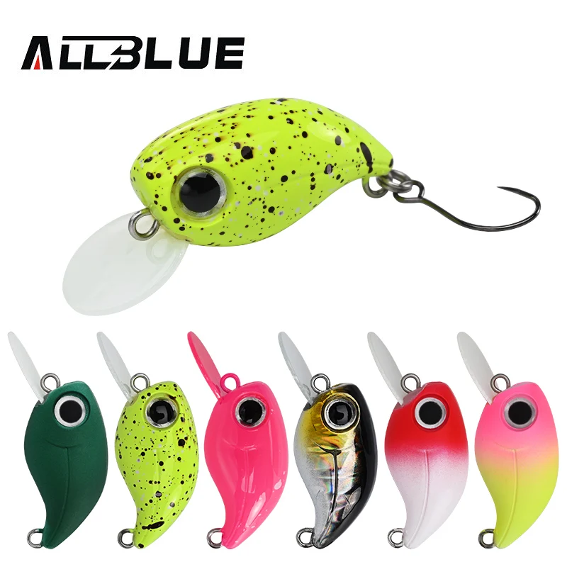 ALLBLUE SoniCRA MR Wobbler flotante mini crankbait para trucha - imagen 5