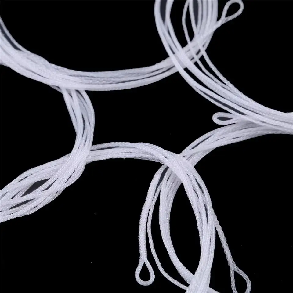 Línea líder trenzada Maximumcatch 6 pies/10 pies 20 lb 2 piezas sedal flotante líder con 2 bucles - imagen 3