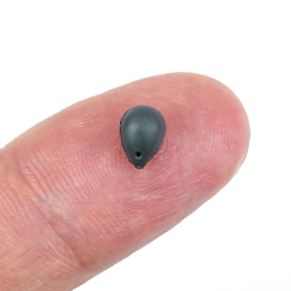 Hirisi 10 Uds. Cuentas de anzuelo de pesca de tungsteno 0,4g cuentas de anzuelo de fuerza descendente para accesorios de pesca de carpa - imagen 2