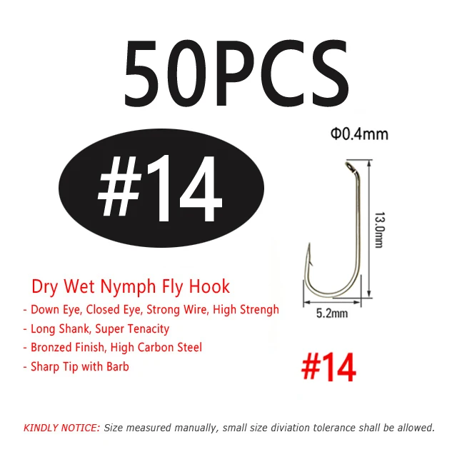 50PCS Size 14