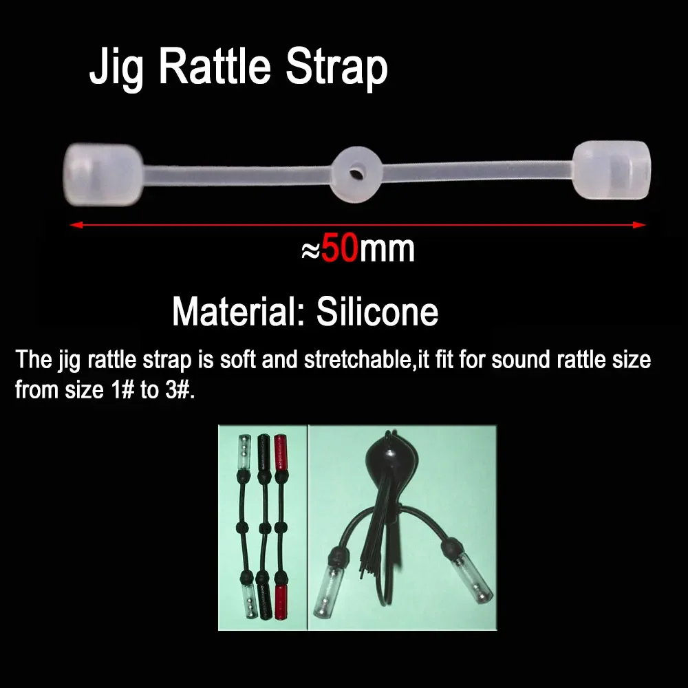 Wifero 20 piezas sonajeros de plástico cuentas de acero Material de atado de moscas para señuelo suave cebo duro Streamer Minnow moscas señuelos de trucha - imagen 3