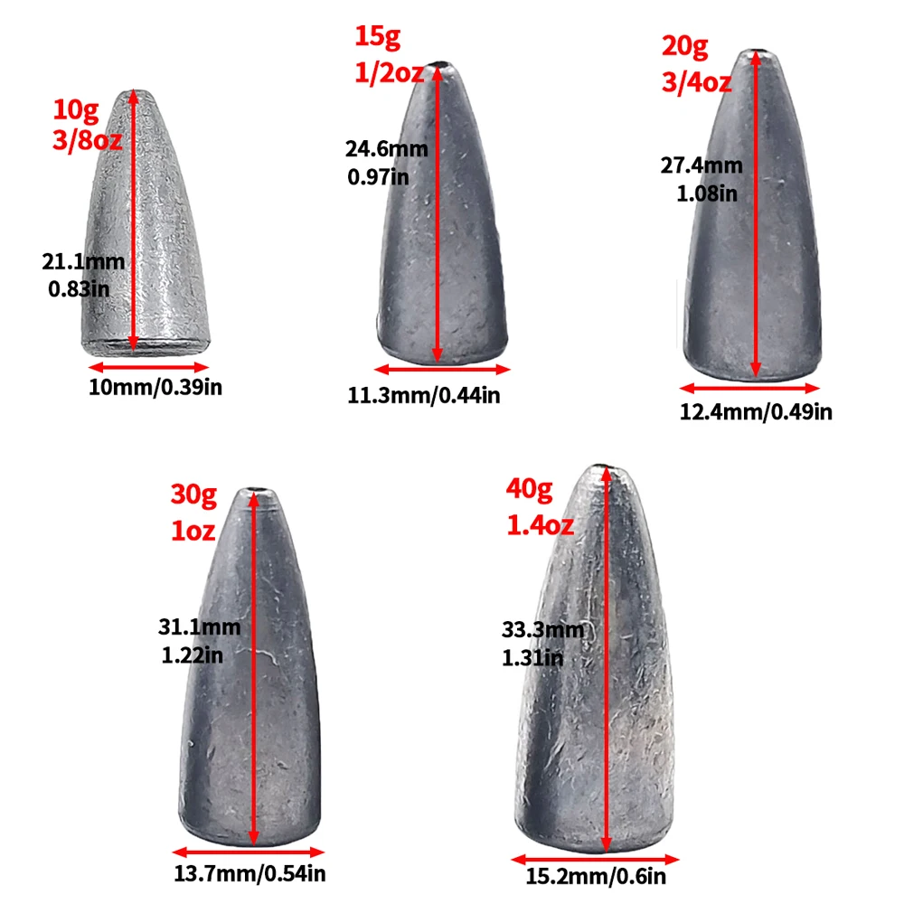 Plomos bala deslizantes para vinilos lubina - imagen 3