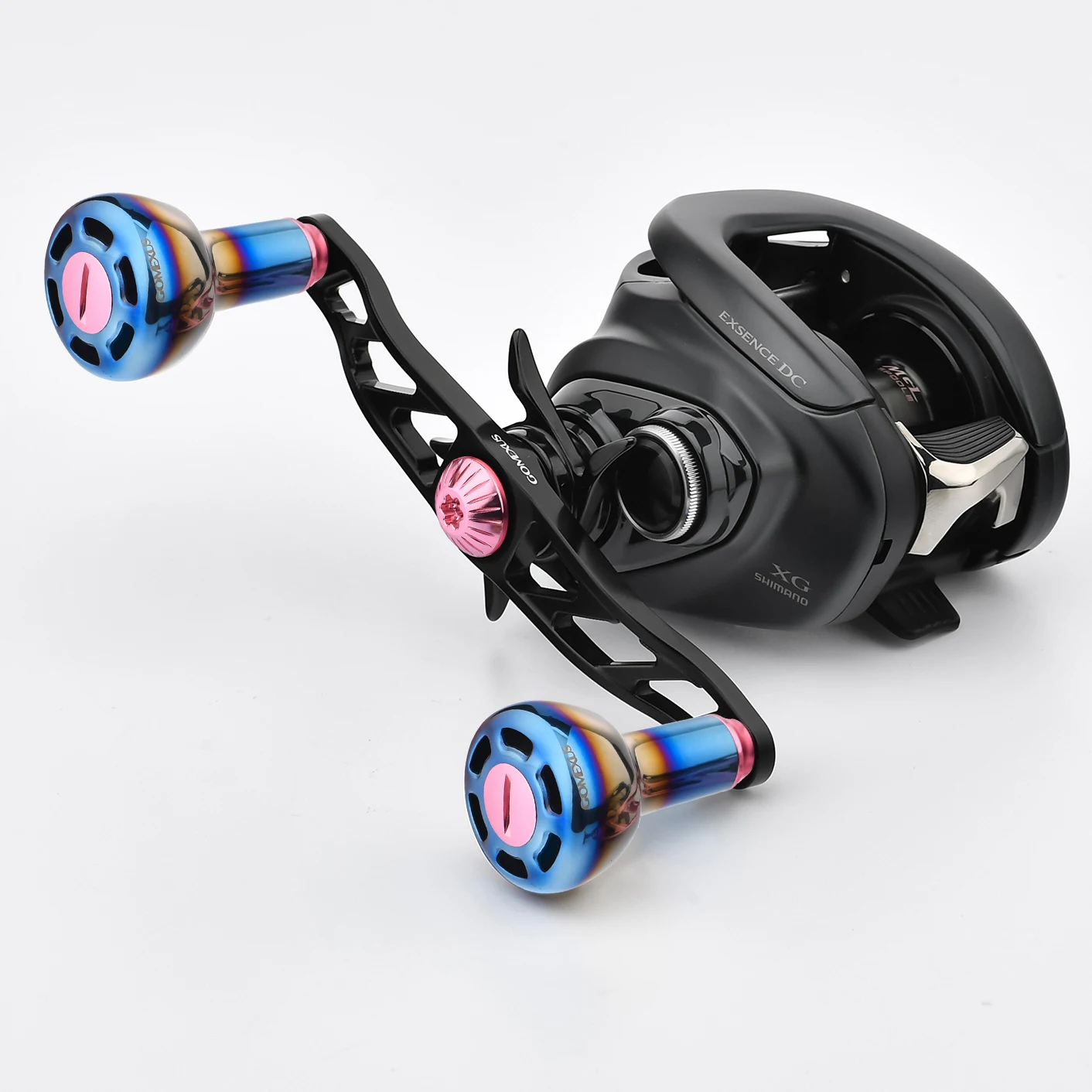 Gomexus doble mango para Daiwa Zillion Steez Saltiga Ryoga Seagate Sealine Tatula CC80 mango de carrete de Baitcasting 130 mm BDH-TA30 - imagen 2