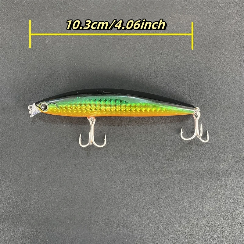 LURETV Japón ima muestra estilo 105F agua poco profunda tiro largo flotante Mino iBORN cebo falso 13g ardilla lubina Roadbait9105 - imagen 5