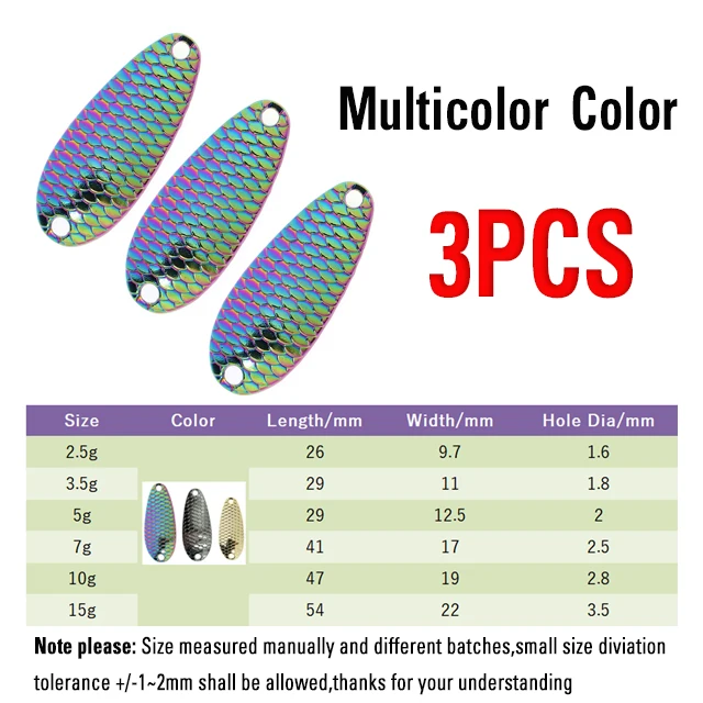 Multicolor 3pcs