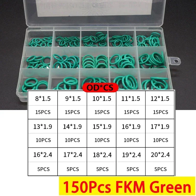 150Pcs FKM Green