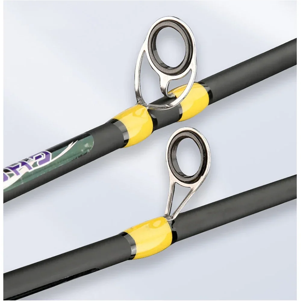 Caña de pescar de fundición giratoria, cebo de fibra de carbono de 1,65 m, 1,8 m, 3g-20g, para Río, lago, depósito, estanque ML, señuelo, cañas de JIGGING de Punta sólida - imagen 5