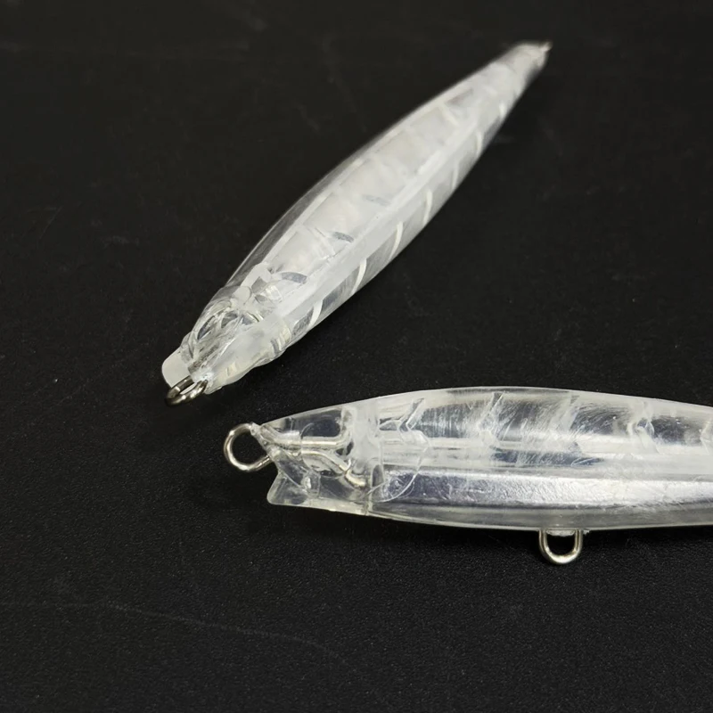 Señuelos de pesca de pececillo en blanco sin pintar, 20 piezas, 95mm, 37g, cebo que se hunde, cebos artificiales de agua salada de fundición larga, Swimbait Monster Shot - imagen 5