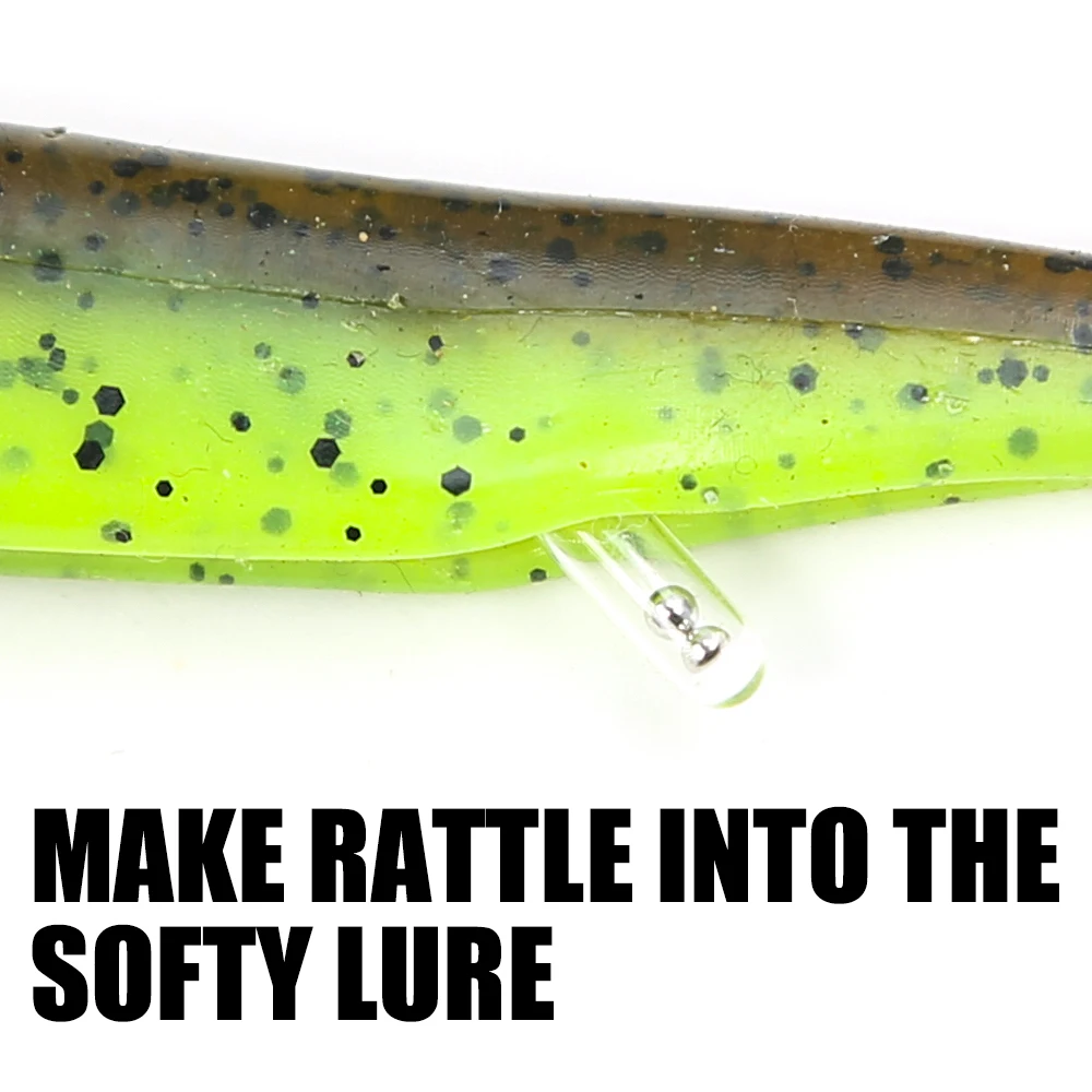 Sonajero de cristal B & U de 3mm/4mm/5mm, nuevo señuelo de pesca vertical, sonajeros de tubo de inserción, sonajeros para atraer moscas, atar sonajero de pesca - imagen 2