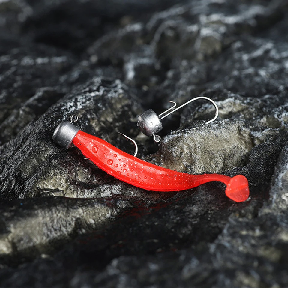 Anzuelos Jig cabeza redonda para pesca de vinilos - imagen 5