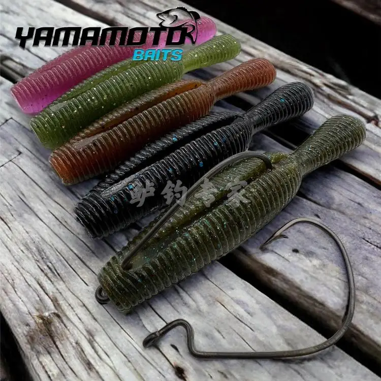 American Yamamoto 2,5 pulgadas lombriz de patata Yamatanuki señuelo cebo suave cebo falso - imagen 2
