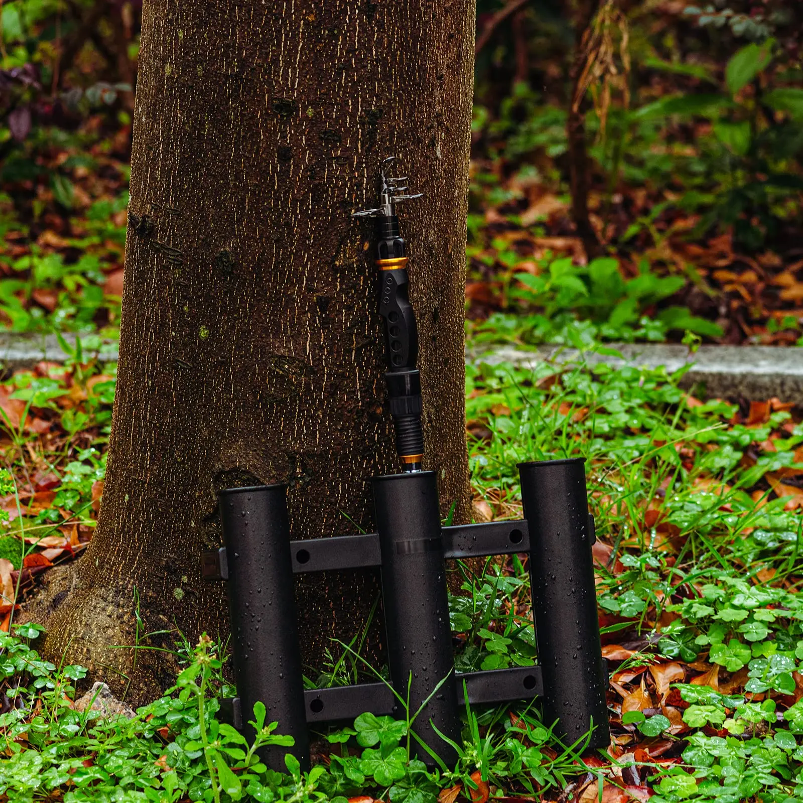 Goture, soporte portátil para caña de pescar de plástico para barco, soporte ligero giratorio duradero para montaje en tubo, accesorios para estante de enchufe - imagen 5