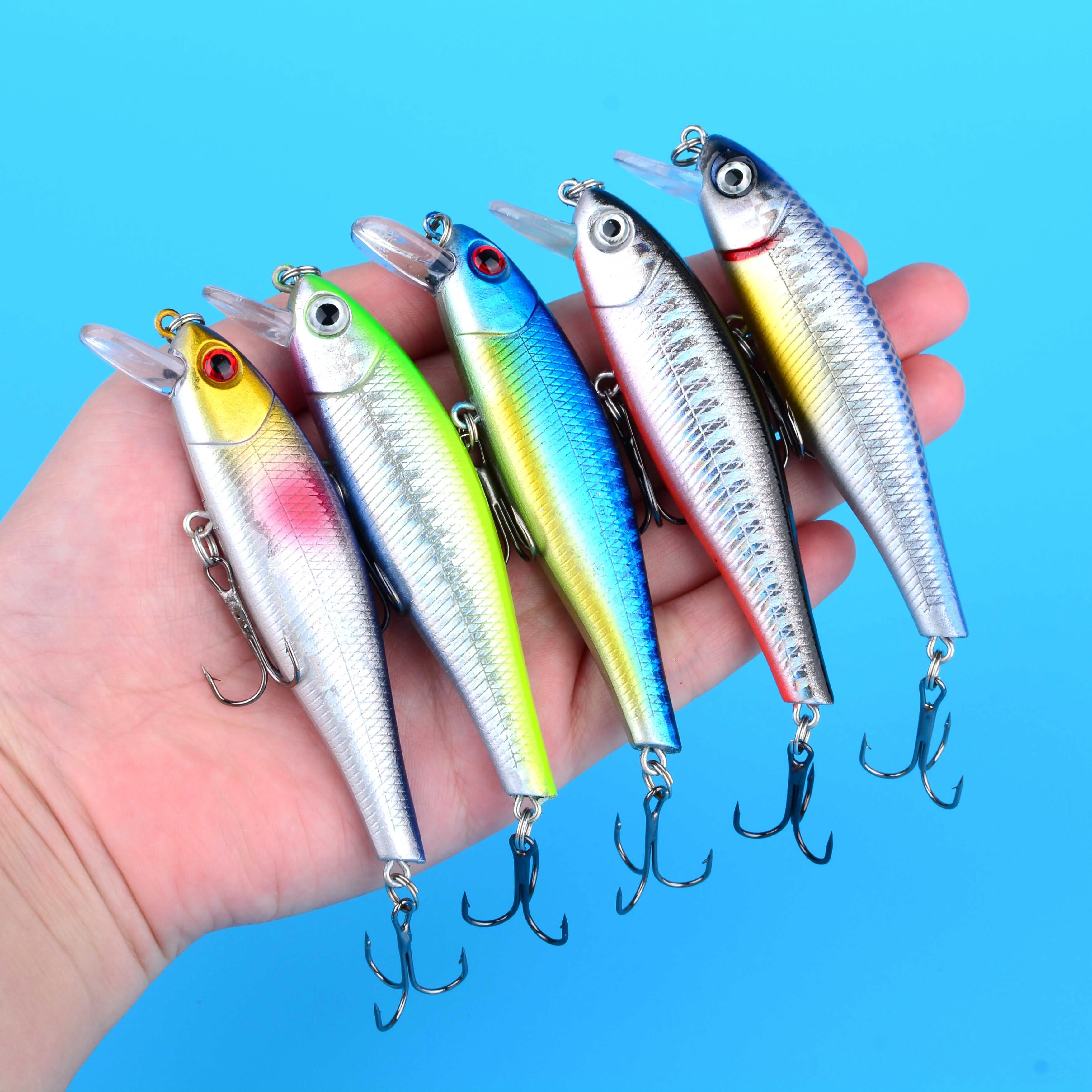 Señuelo Jerkbait flotante Minnow japonés para lubina y lucio - imagen 4