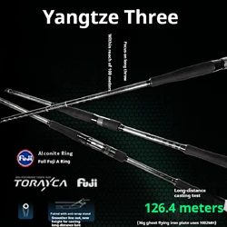 Caña giratoria EWE Yangtze River – anillo Alconite FUJI