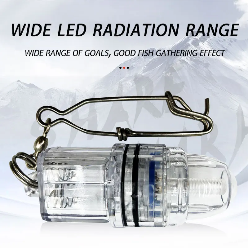 Lámpara de pesca de gota profunda, luz Led de Color para peces, luz de pesca submarina de 300 metros, luz de diamante - imagen 4