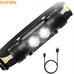 Faro Frontal LED H25S Recargable USB para Pesca Nocturna