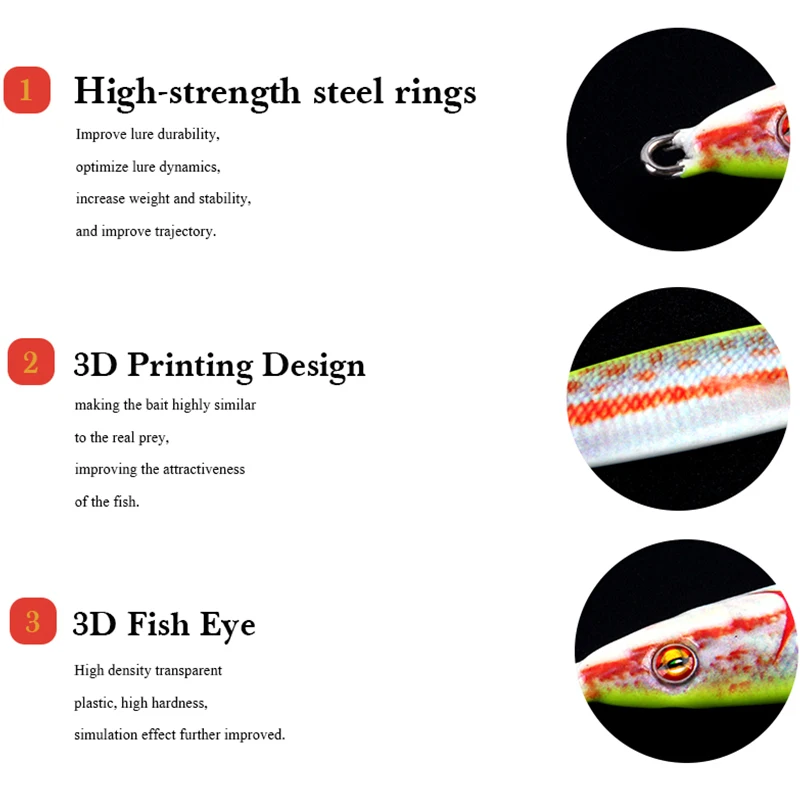 Jig Zinc 3D con Anzuelo Asistido – Hundimiento Rápido para Jigging - imagen 3