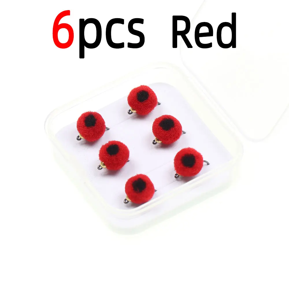 6pcs Red