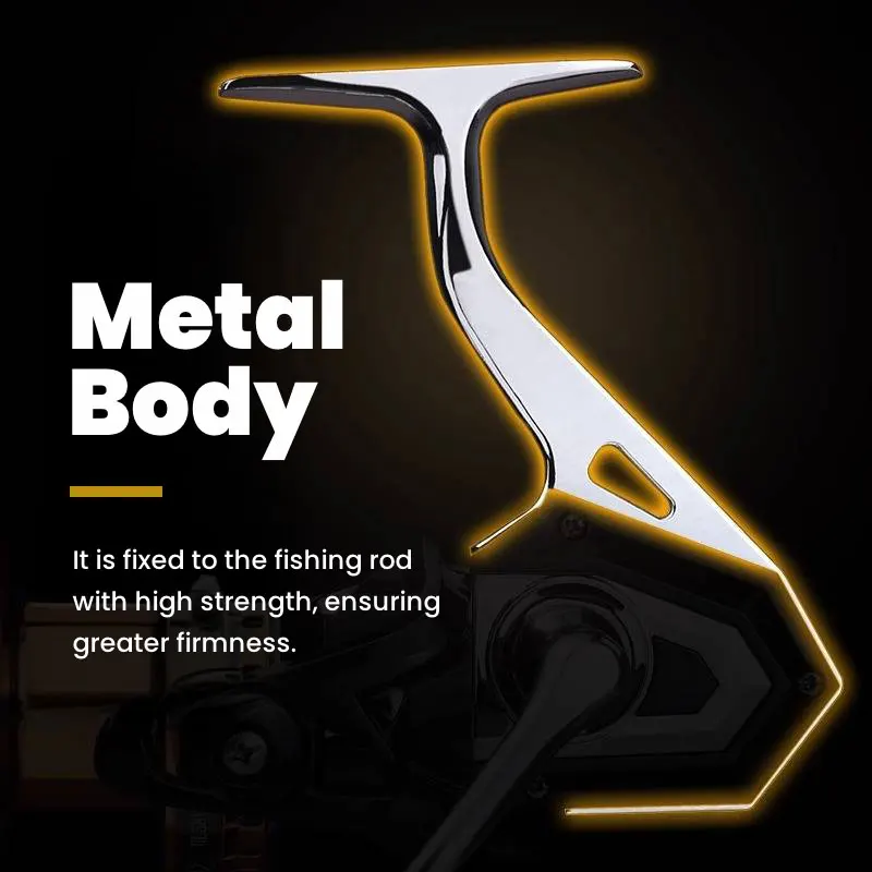 Carretes giratorios grandes LINNHUE GL, carrete de pesca de agua de mar resistente a la corrosión, relación de engranaje 4,6: 1, GL2800-12000 de arrastre máximo de 12KG para peces grandes - imagen 3