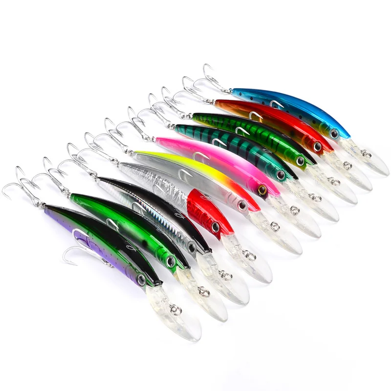 Cebo duro flotante de calidad para pesca de carpa, crankbait, con 6 # anzuelos, 17cm, 27G, 1 parte - imagen 2
