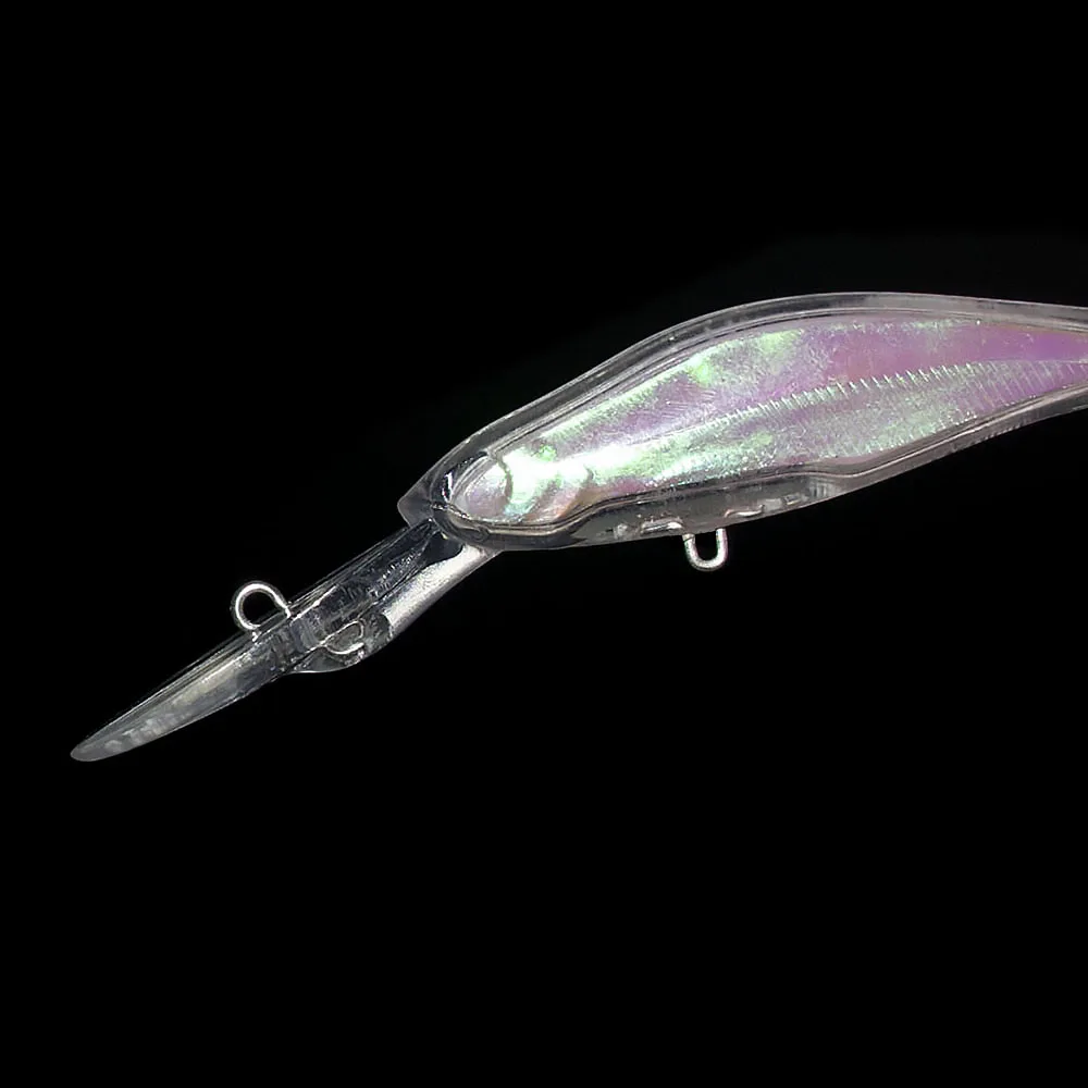 Countbass-Señuelos duros en blanco, 10 Uds., 65mm/2,6 ", 6g/0,2oz, papel láser 3D incorporado, cebos de pesca sin pintar, pececillo, Wobblers - imagen 5