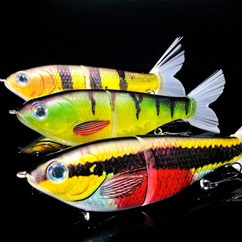 GREENSPIDER-señuelo de pesca articulado, cebo de 2022mm y 70g, Swimbait, cuerpo duro, sinkslow, Lucio, aparejos de pesca, novedad de 175 - imagen 4