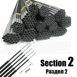 Caña spinning carbono hueco – Acción media para pesca