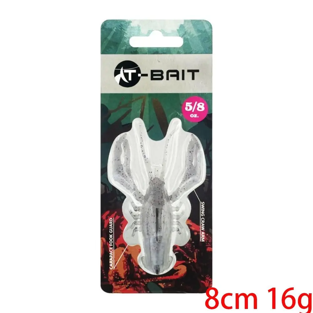 Señuelo de vinilo langosta artificial 8cm – Cebo blando sumergible - imagen 5