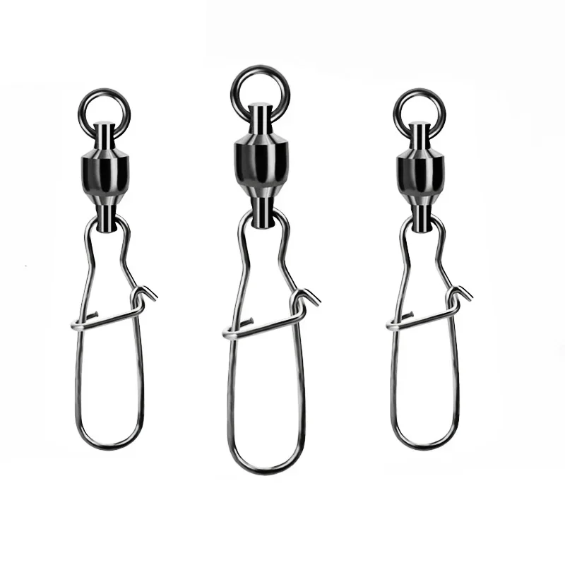 Broches giratorios con rodamiento – Conectores a presión para pesca - imagen 4