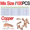 Mix100pcs Copper