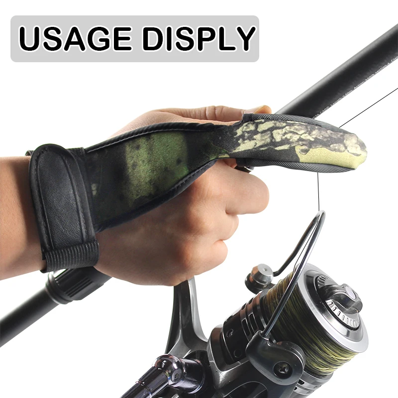 Herramientas de pesca de carpa, puesto de dedo, recubrimiento de neopreno súper cómodo de PVC, sección de dedo resistente al desgaste y antideslizante, 1 ud. - imagen 5