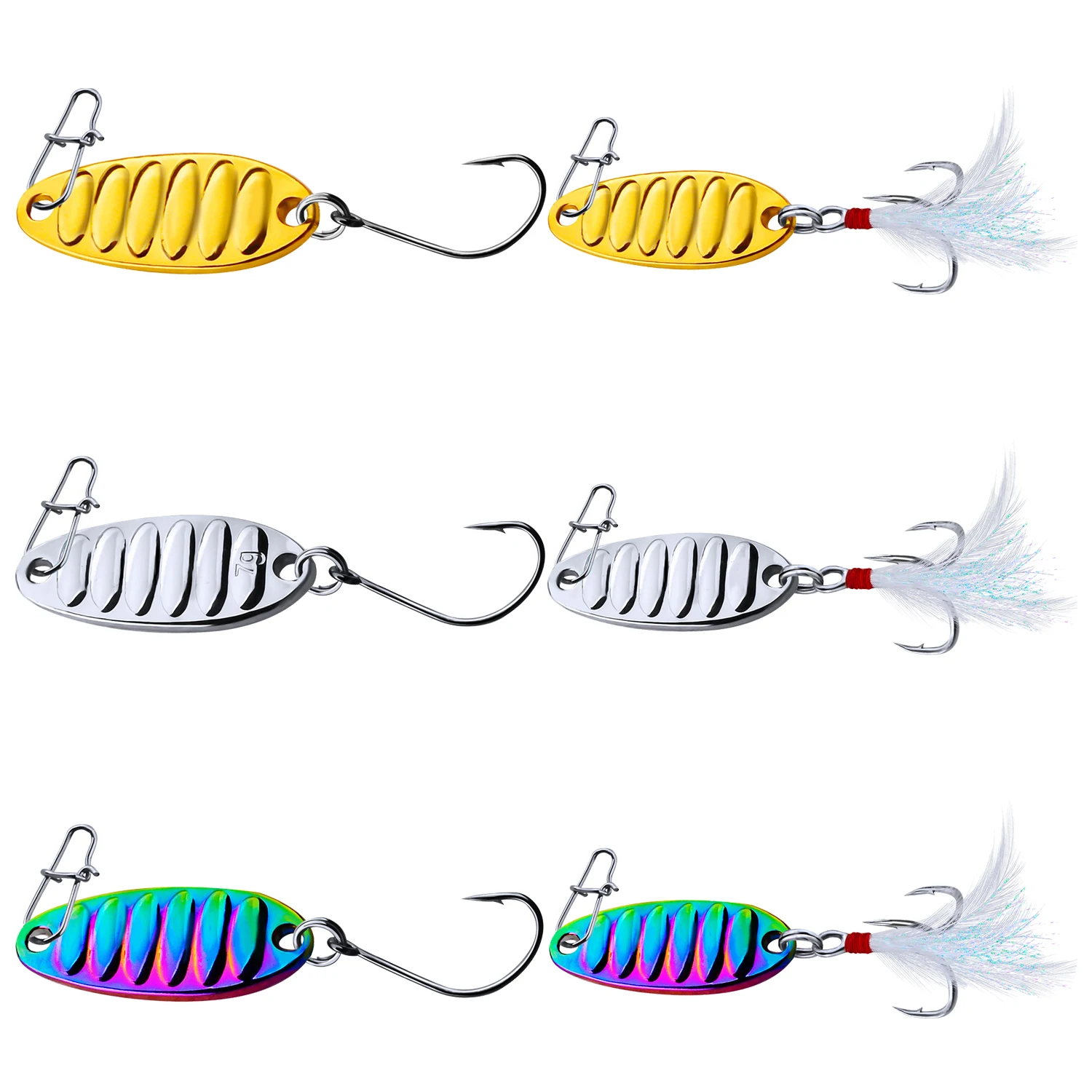 Cucharillas Metálicas Mini VIB para Trucha y Lucio - imagen 2
