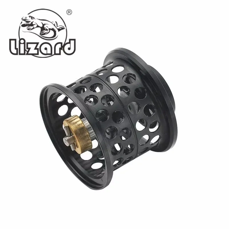 Carrete hueco poco profundo de metal Diy Lizard para carrete de pesca como personalizado - imagen 4