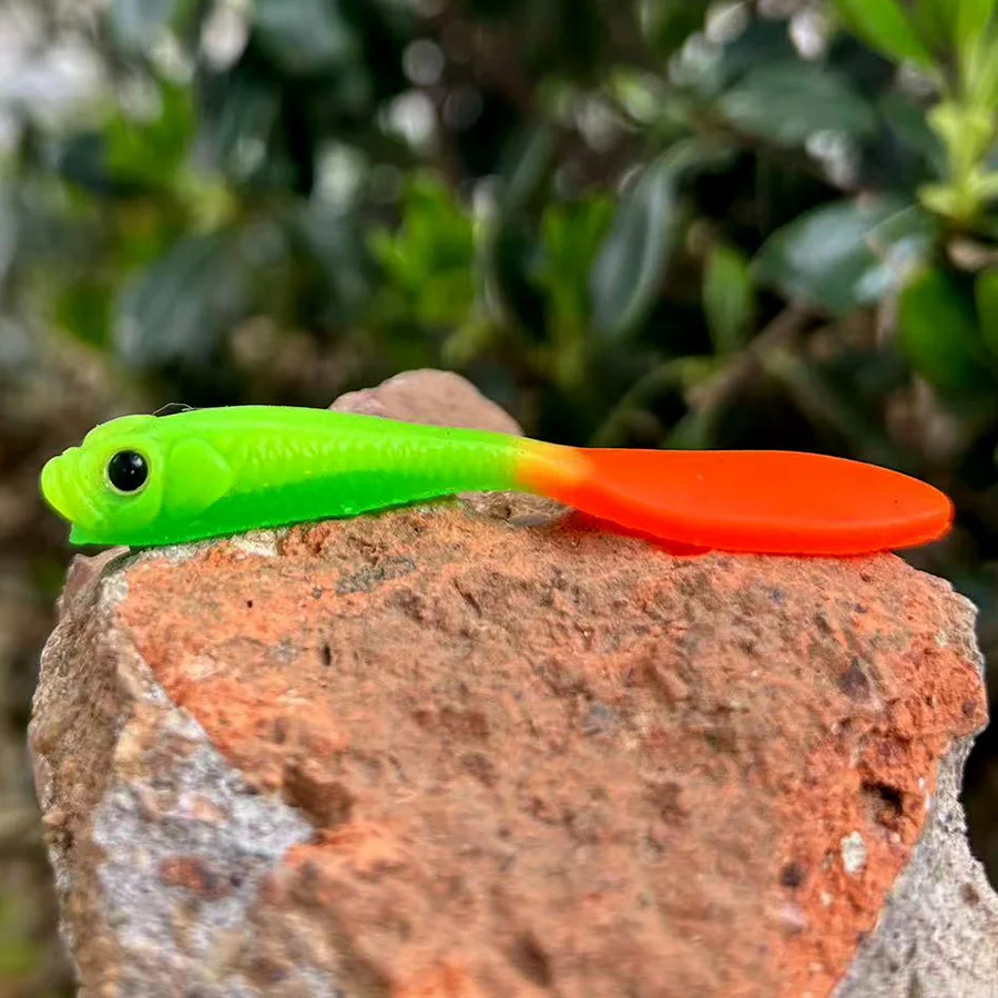 Wobbler-señuelo de pesca de Lucio, cebo Artificial con cabeza de plantilla de cola, gusanos de goma suave, carpa, tiro directo, Swimbait, aparejos de pesca de 5 piezas - imagen 3