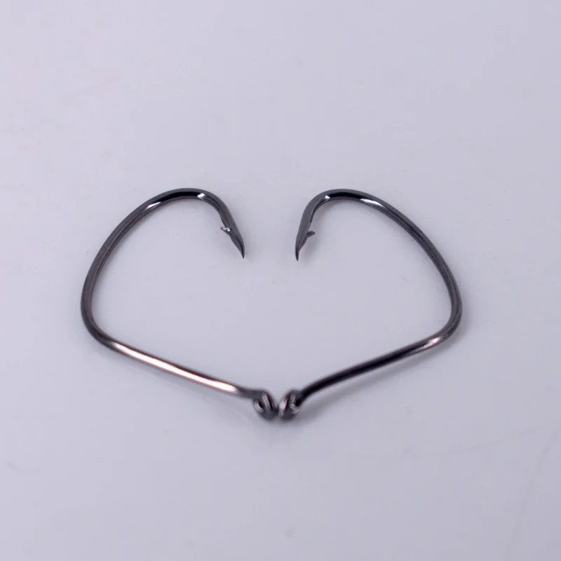 50 unids/pack anzuelos de pesca de acero al carbono con punta afilada, anzuelo circular, anzuelos de espacio ancho, accesorios de pesca para todos los peces - imagen 4