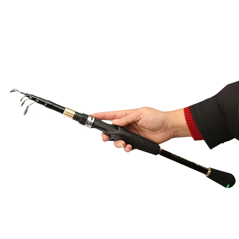 1,6 m 1,8 m 2,1 m 2,4 m carrete de caña de pescar telescópica Combo Kit completo caña de fibra de carbono carrete giratorio cañas de pescar - imagen 5