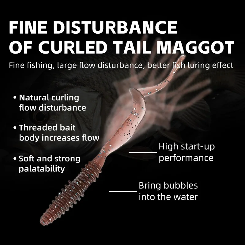 Señuelo blando Meredith Mad Wag 75mm - imagen 3