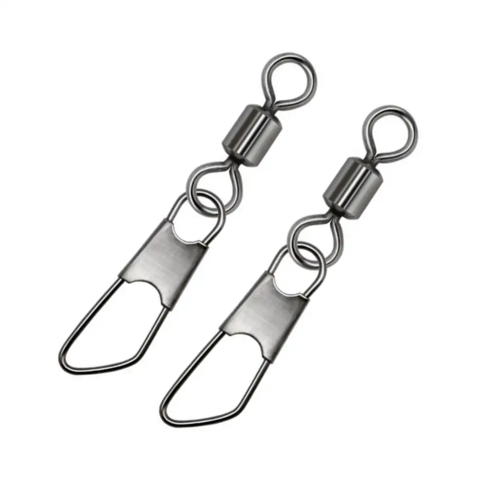 ORJD-conector giratorio de acero inoxidable para pesca, anzuelos de alta velocidad para señuelos, anillo sólido giratorio, 50 piezas - imagen 3