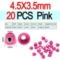 4.5X3.5mm 20pcs Pink