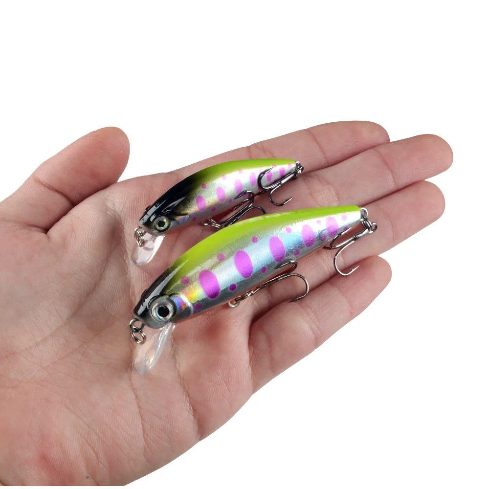 Señuelos de Pesca de 6,5-10g, 1 piezas, Wobbler, cebo duro Artificial, Crankbait, aparejos de Pesca de carpa - imagen 4