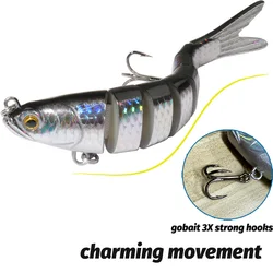 Señuelo Swimbait multiarticulado hundimiento – Pez biónico lubina
