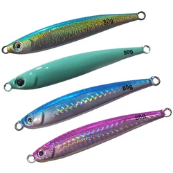Señuelo de Pesca TAKEDO de 80G y 9CM, Señuelo de Metal para Pesca Vertical, Señuelo de Hundimiento, Señuelo de Cuchara para Pesca Vertical, Señuelo Luminoso para Pesca de Arrastre, para Atún y Lubina