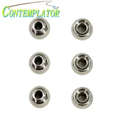 Cuentas de tungsteno para ninfa con cabeza, bolas para trucha