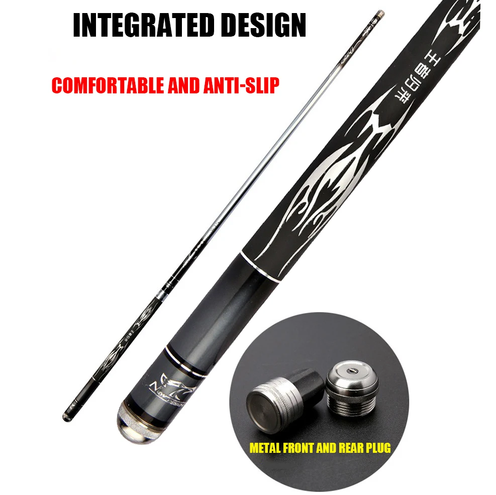 Caña de pescar dura súper ligera 6H19, caña de agua dulce y salada de alta calidad, caña de mano telescópica de carbono de 3,6 m/9m para carpa - imagen 5